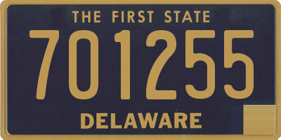 DE license plate 701255