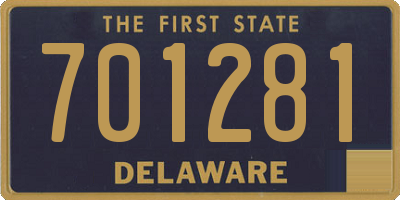 DE license plate 701281
