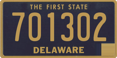 DE license plate 701302