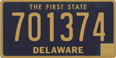 DE license plate 701374
