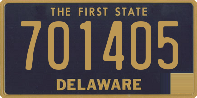 DE license plate 701405