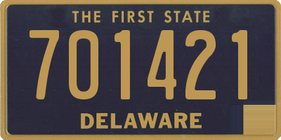 DE license plate 701421