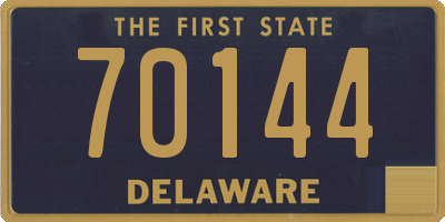 DE license plate 70144