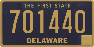 DE license plate 701440