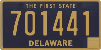 DE license plate 701441