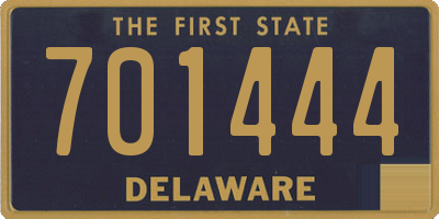 DE license plate 701444