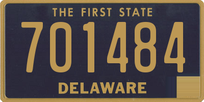 DE license plate 701484