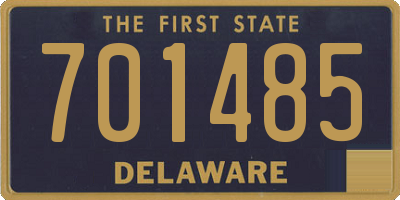 DE license plate 701485