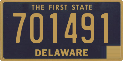 DE license plate 701491