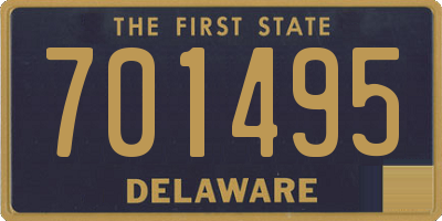 DE license plate 701495