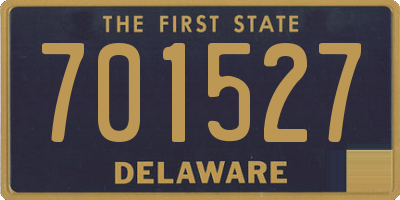 DE license plate 701527