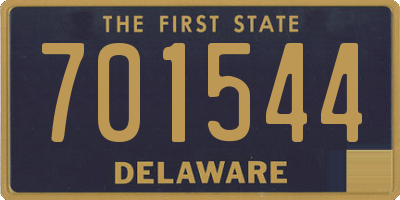 DE license plate 701544