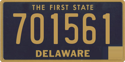 DE license plate 701561