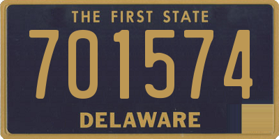 DE license plate 701574
