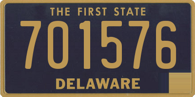 DE license plate 701576