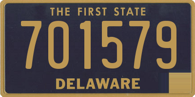 DE license plate 701579