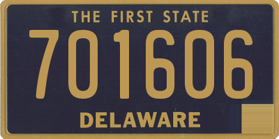 DE license plate 701606