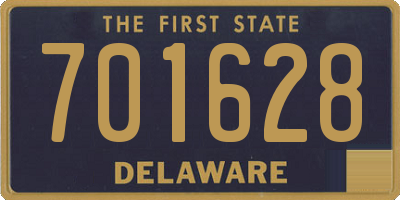 DE license plate 701628