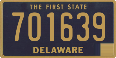 DE license plate 701639