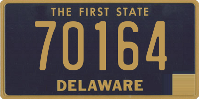 DE license plate 70164