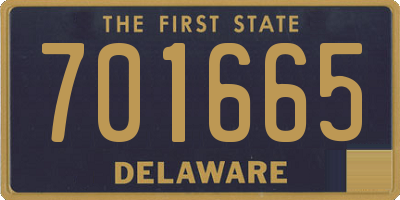 DE license plate 701665
