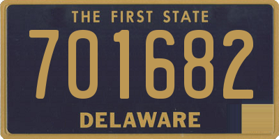 DE license plate 701682