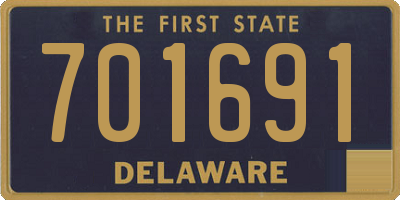 DE license plate 701691