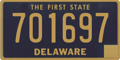 DE license plate 701697
