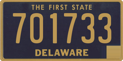 DE license plate 701733