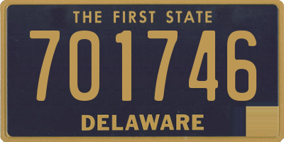DE license plate 701746