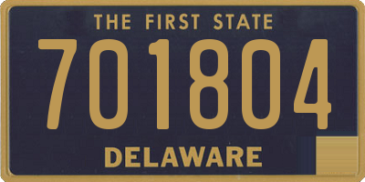 DE license plate 701804