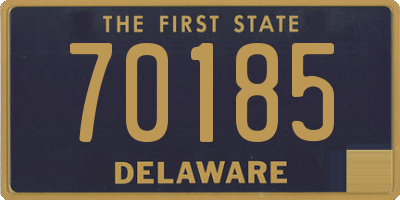 DE license plate 70185