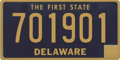 DE license plate 701901