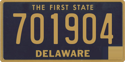 DE license plate 701904