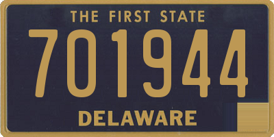 DE license plate 701944