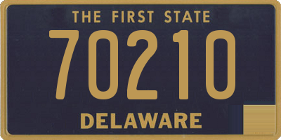DE license plate 70210