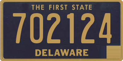 DE license plate 702124