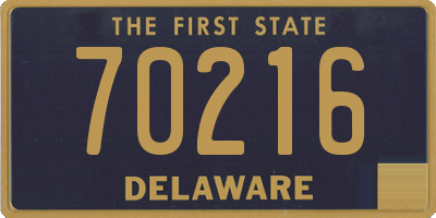 DE license plate 70216