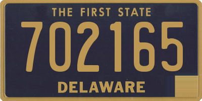 DE license plate 702165