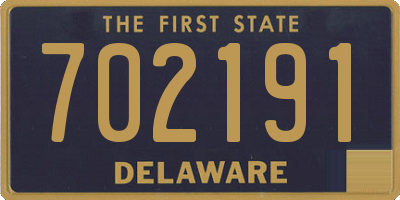 DE license plate 702191