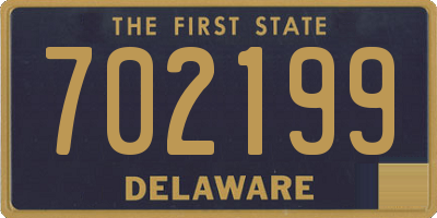 DE license plate 702199