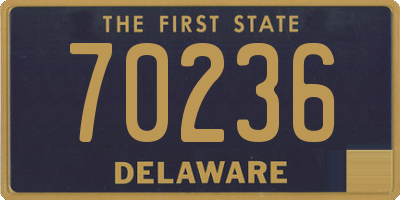 DE license plate 70236