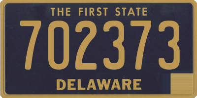 DE license plate 702373