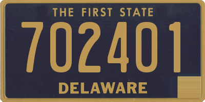 DE license plate 702401