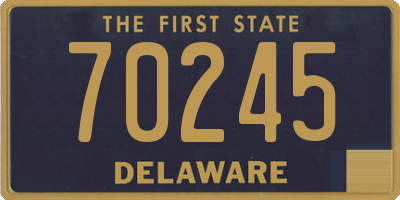 DE license plate 70245