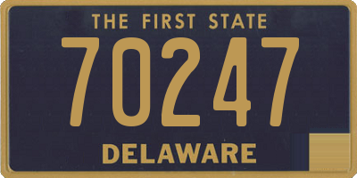 DE license plate 70247
