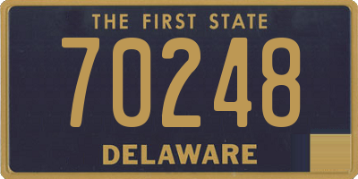 DE license plate 70248