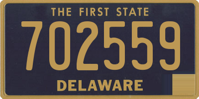 DE license plate 702559