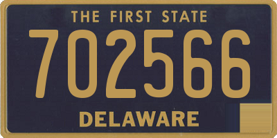DE license plate 702566