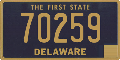 DE license plate 70259